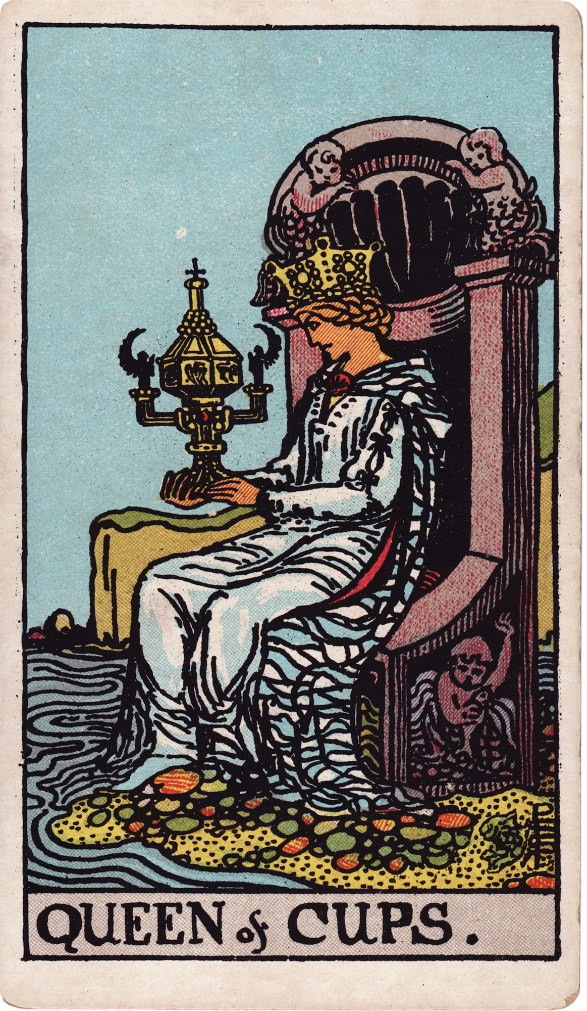 Queen of Cups Tarot card